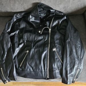Torrid faux Black Leather Jacket